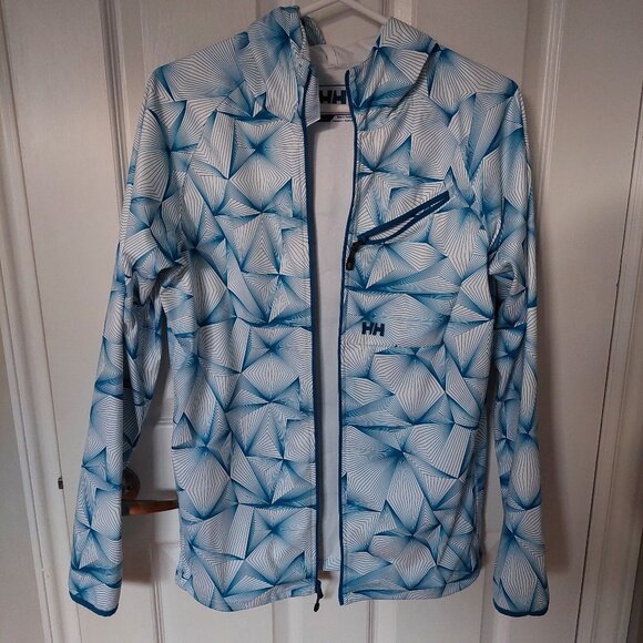 Helly Hansen Men's S Barrier Printed Hoodie – Soft Shell, Size S - Picture 1 of 4